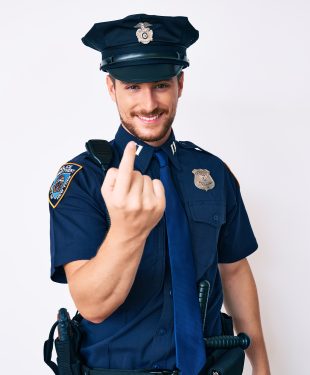 role-playing as a law enforcement officer over text