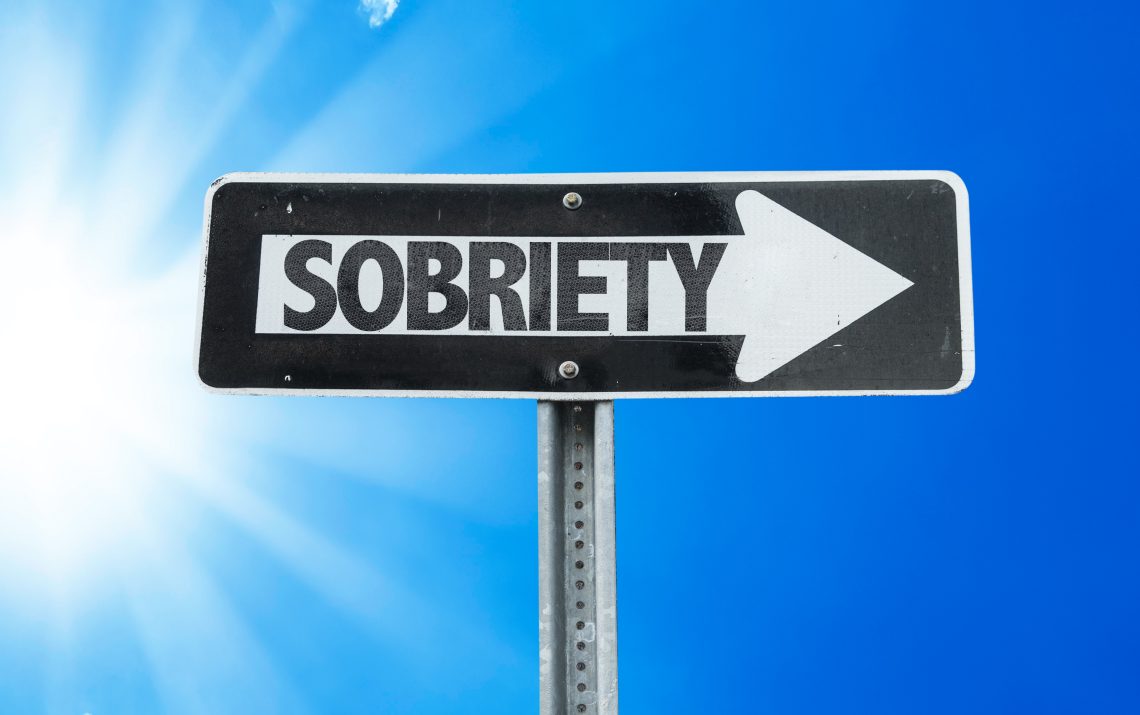 Sobriety direction sign