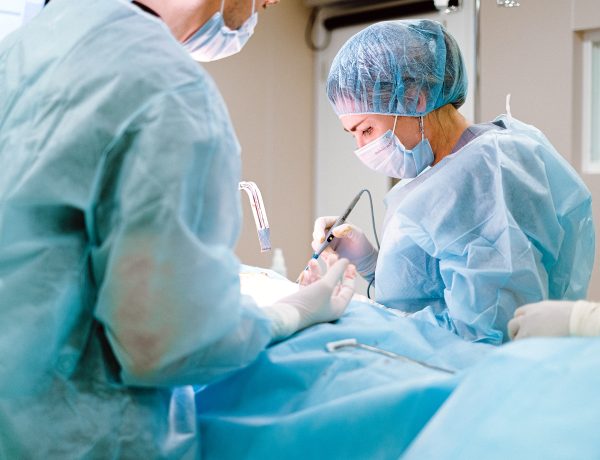 Man woman clinic doctor