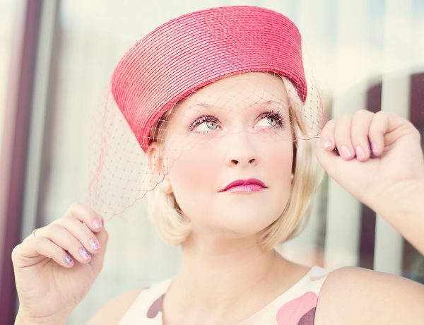 vintage, woman, hat