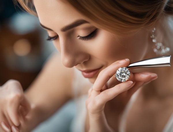 moissanite diamond ring