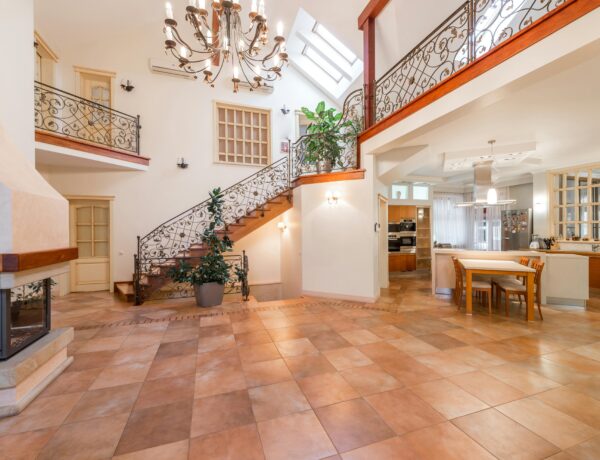 stair railings.