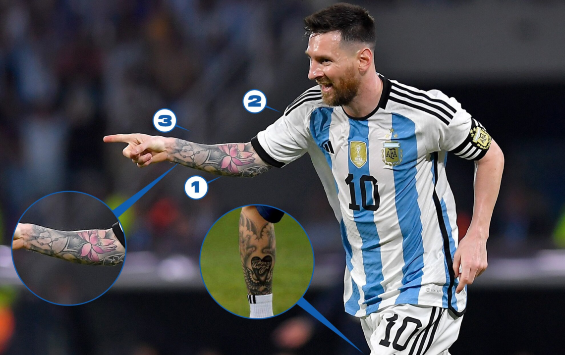 pemain bola yang bertato