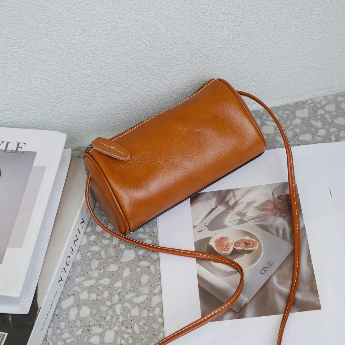 vegetable-tanned leather
