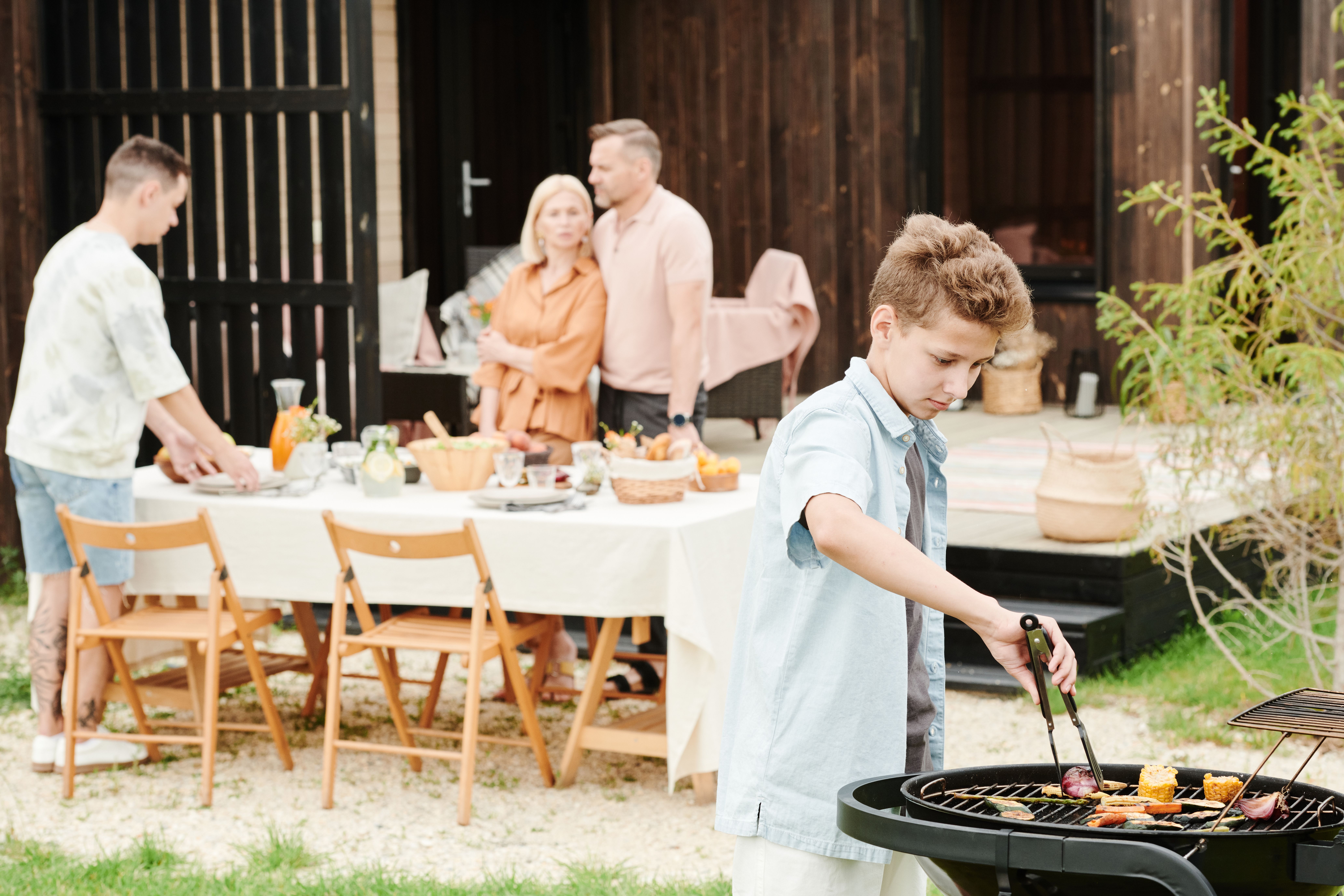 outdoor entertaining