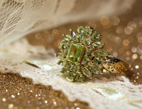moss agate ring