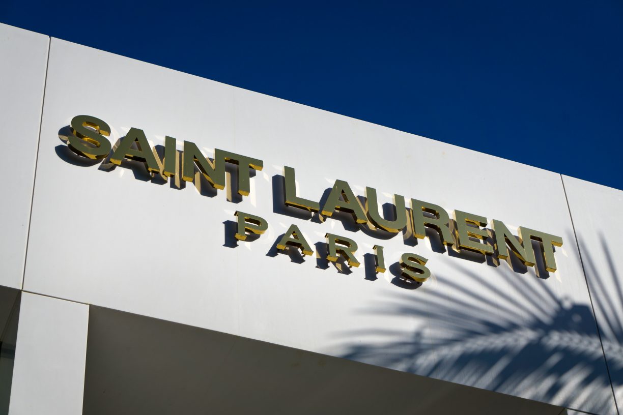 Saint Laurent Paris Retail Store exterior