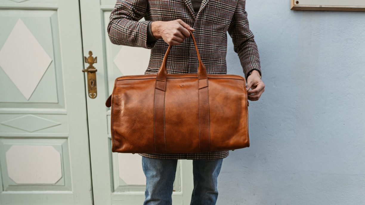 Leather Weekender Bag from Von Baer