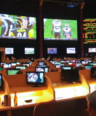 Sport betting at Caesar's Palace in Las Vegas