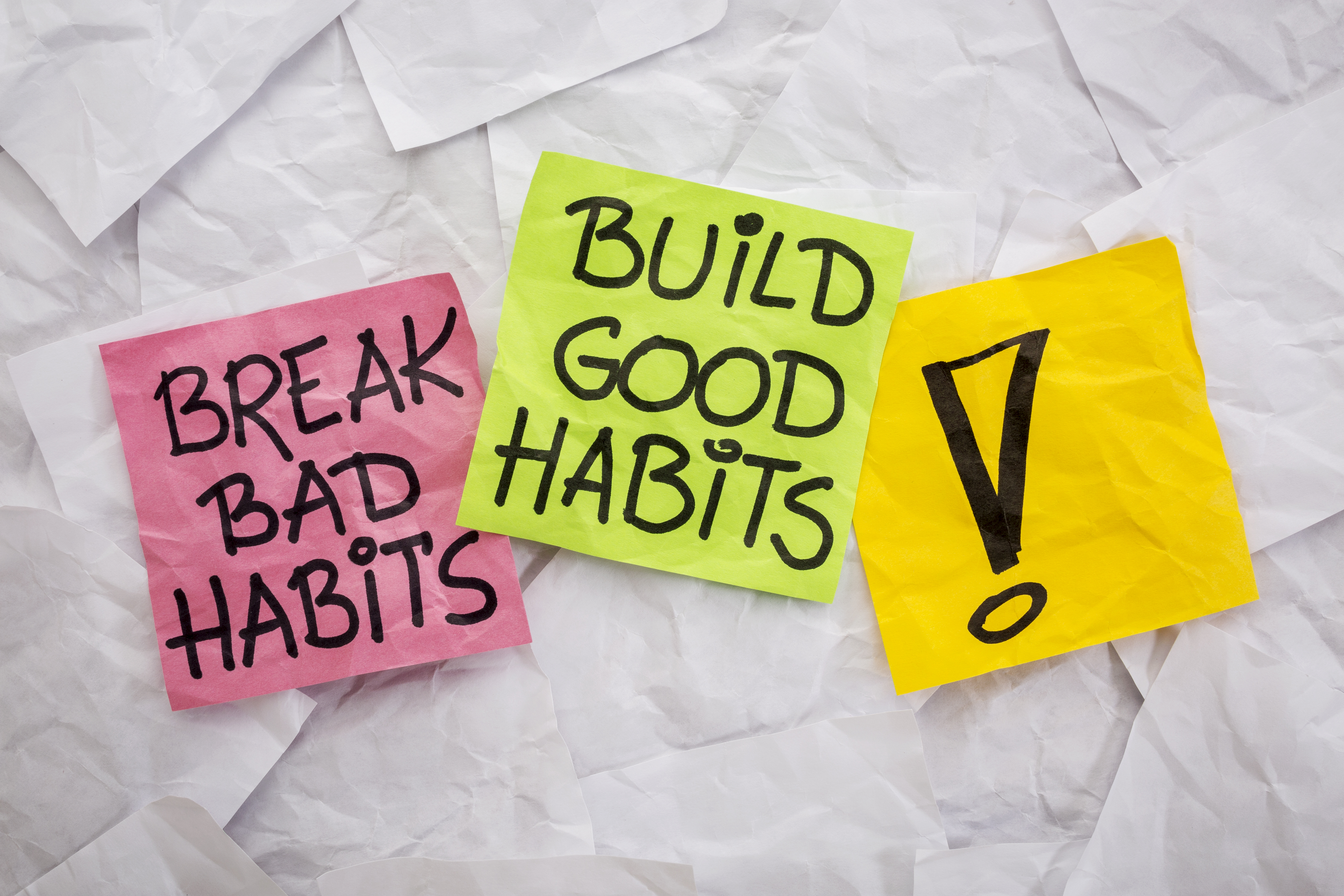 overcome unhealthy habits