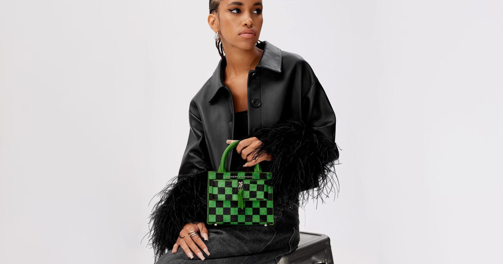 Lovely Lime Green Crochet Purse Cute Y2k Handbag Classy 