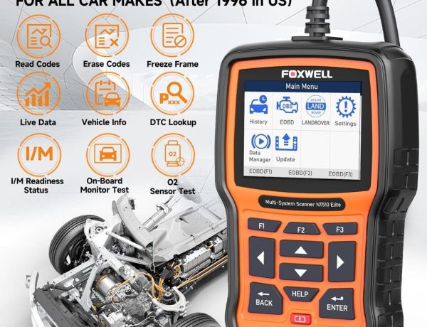 Unlock Advanced Vehicle Diagnostics with the Foxwell NT510 Elite OBD2 Scanner