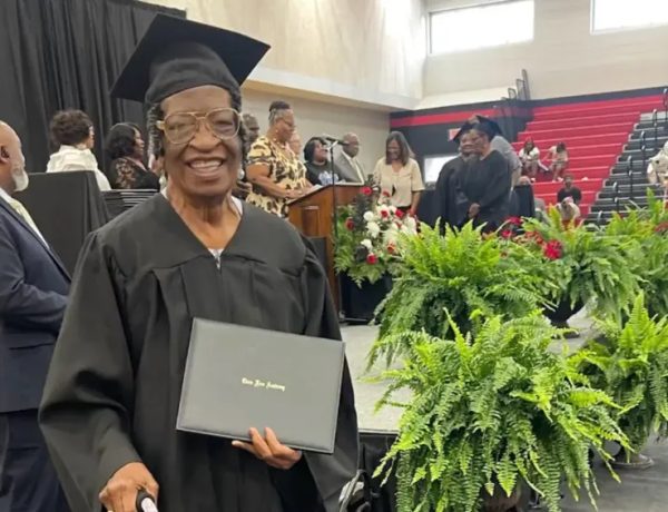 85-Year-Old Grandmother Earns An Honorary High School Diploma