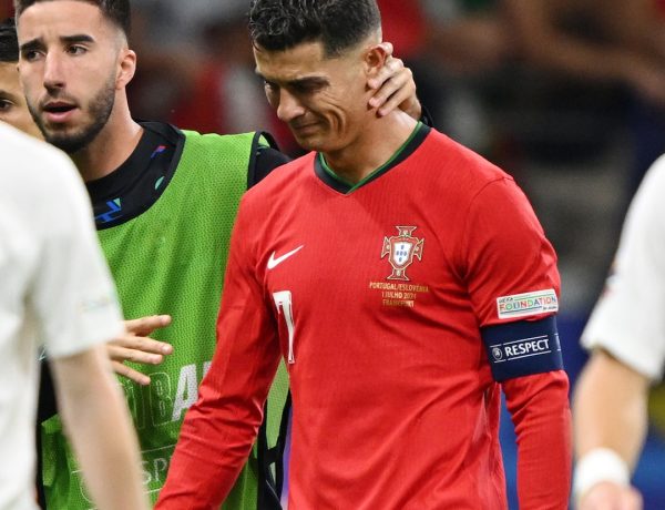 Cristiano Ronaldo Sobs After Missing Extra Time Kick During 2024 Euros