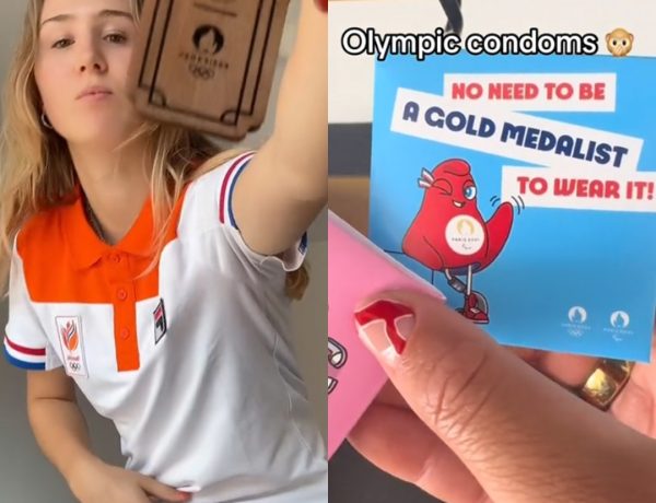 See Athletes Unwrap Condoms Stocked in Olympic Village