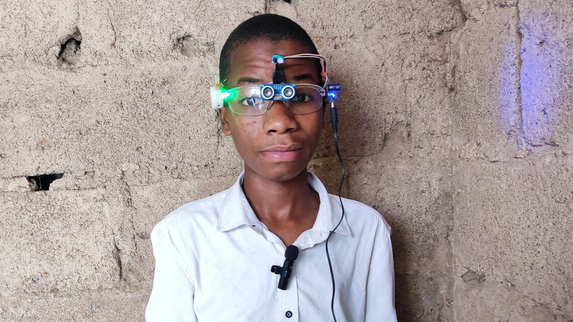 18-Year-Old Khalifa Aminu Creates Sensory Glasses That Help Those Who Are Visually Impaired Walk Safely On Their Own