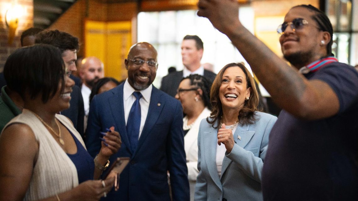 Vice President Kamala Harris Pays A Visit To Beloved Black-Owned Eatery in Atlanta, GA