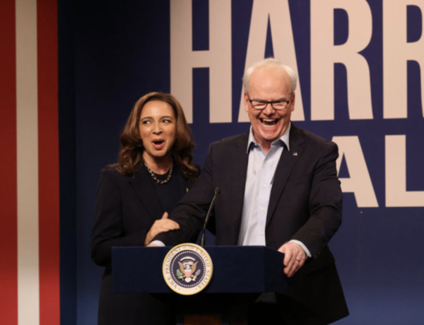 Maya Rudolph returns as ‘fun aunt’ Kamala Harris with Jim Gaffigan as Tim Walz