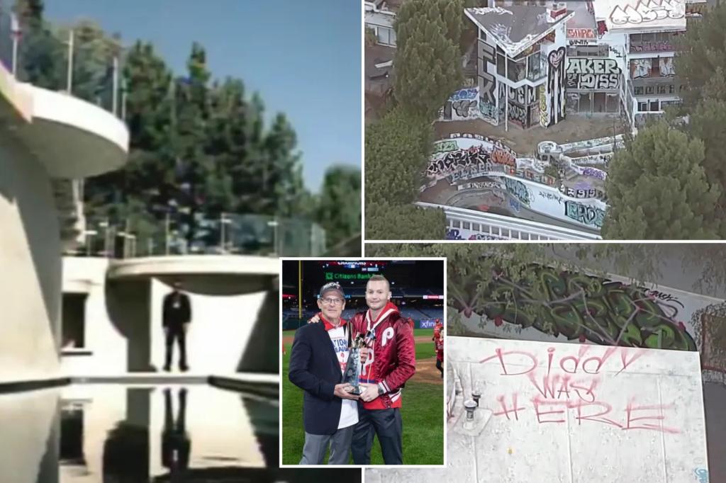 Sean ‘Diddy’ Combs filmed music video at California mansion abandoned by Phillies owner’s son, John Powers Middleton