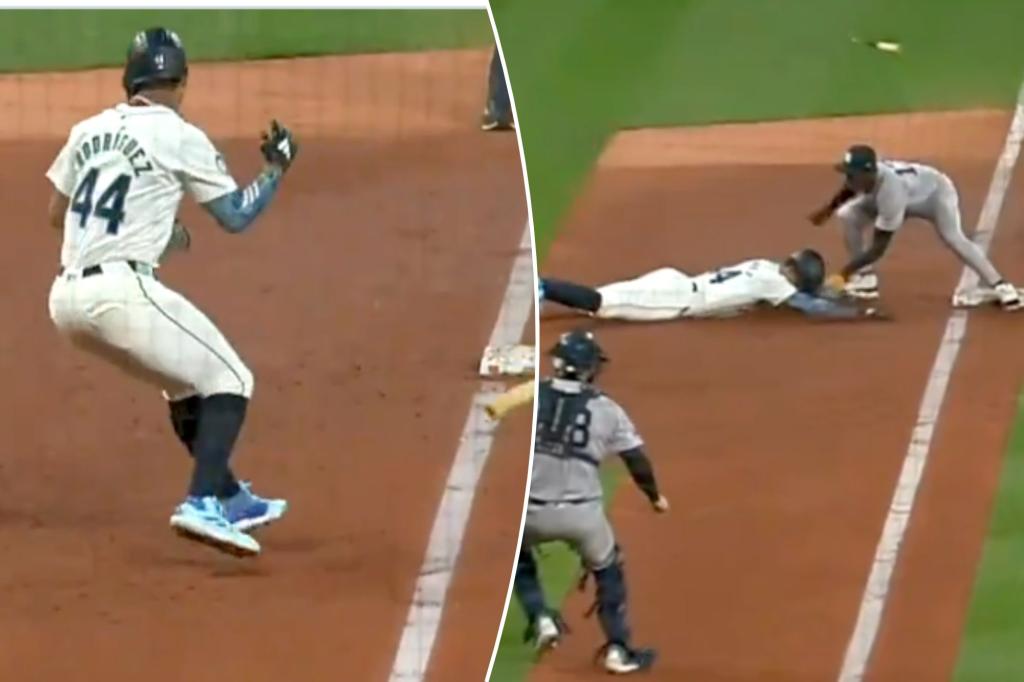 Julio Rodriguez’s baserunning blunder helps Yankees