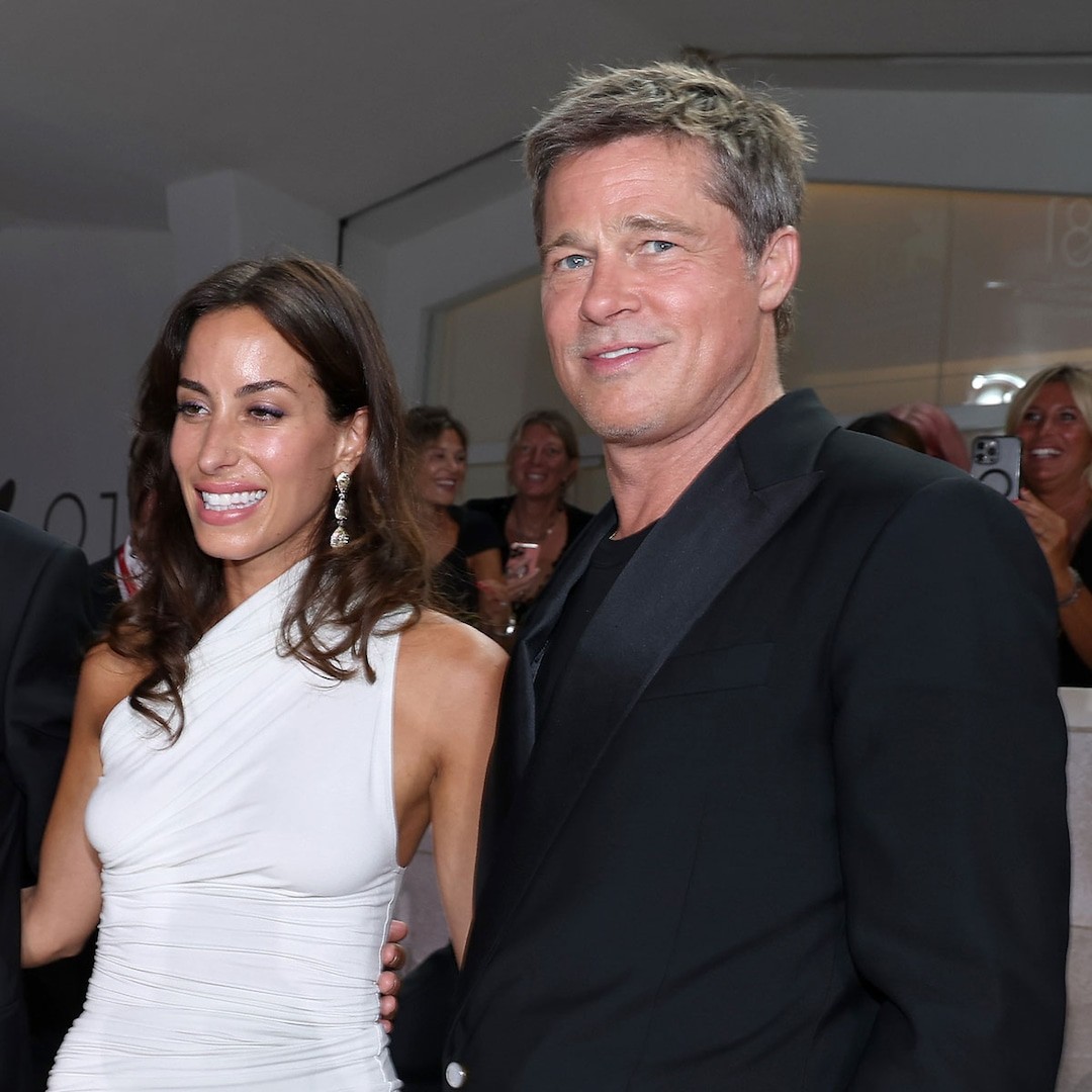 Brad Pitt and Girlfriend Ines de Ramon Make Red Carpet Debut