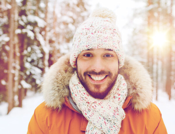 Men’s Lookbook with Cap in Winter