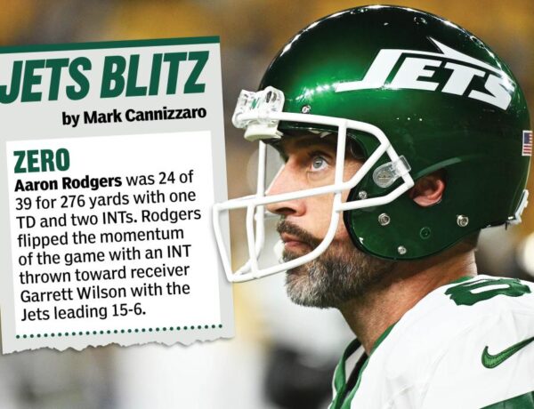 Heroes, zeros from Jets’ loss to Steelers: Aaron Rodgers struggled again