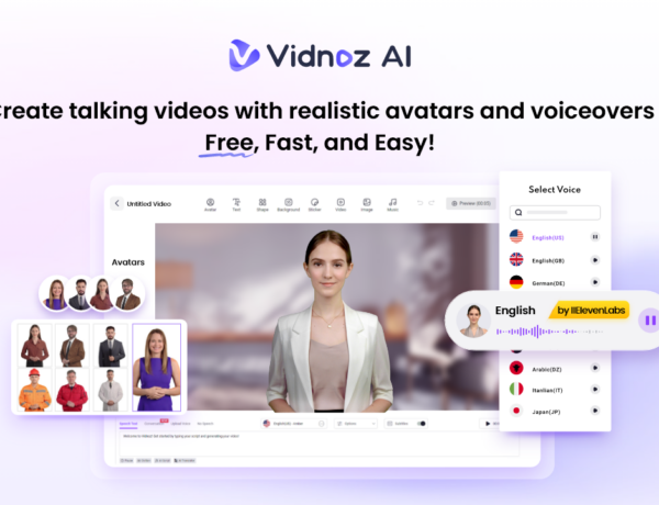 Vidnoz AI Makes Creative Content Creation Easier