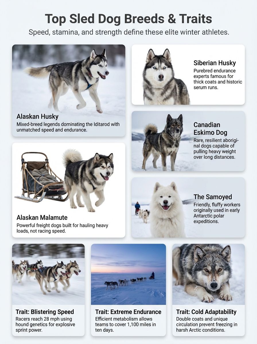 Dog Breeds Used In Sled Dog Racing