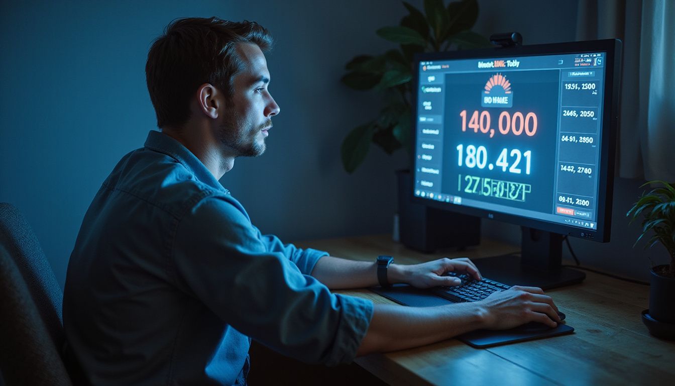 Player focusing on a crash game round as the multiplier climbs.