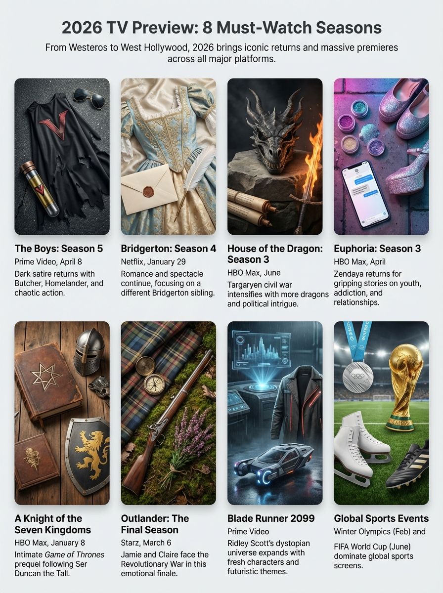 Anticipated TV Seasons Of 2026: Must-Watch Shows Coming Soon