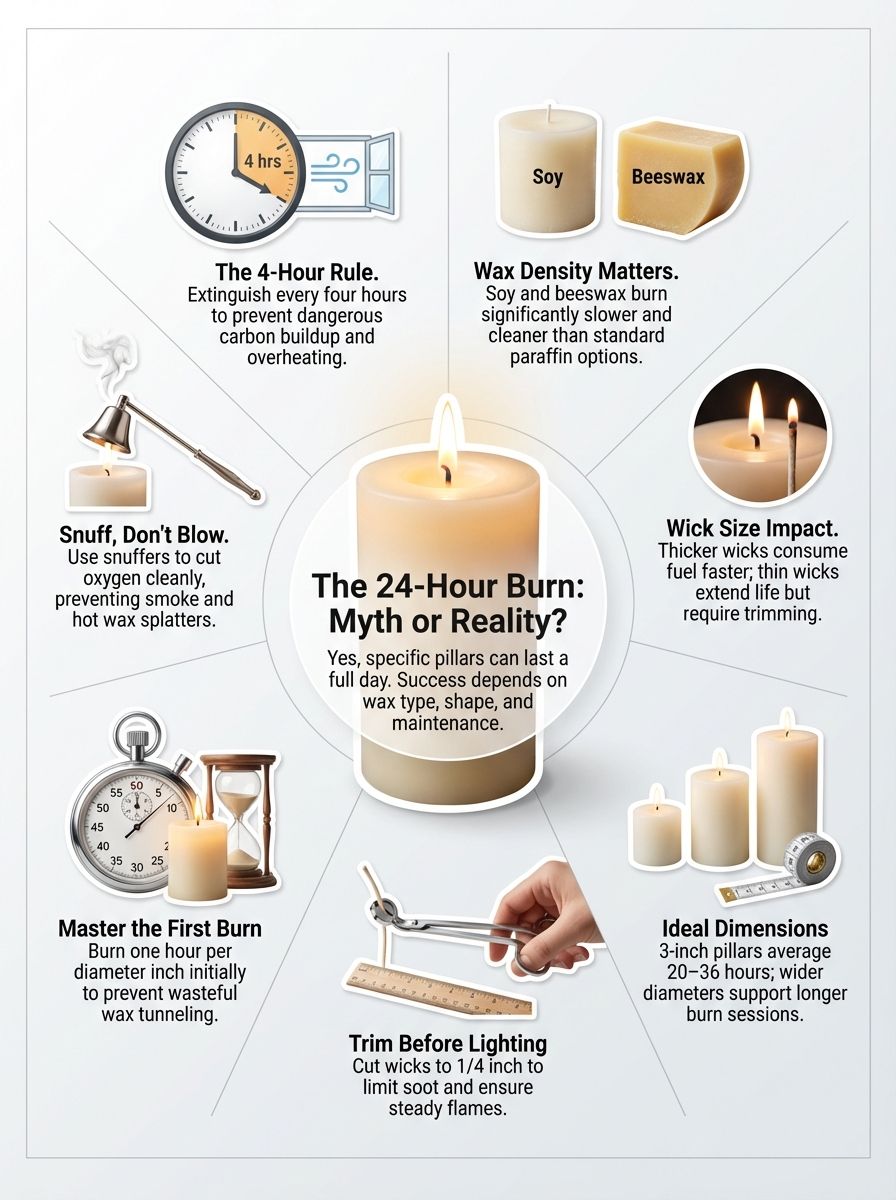 Can Some Candles Burn for 24 Hours? Best Practices Revealed