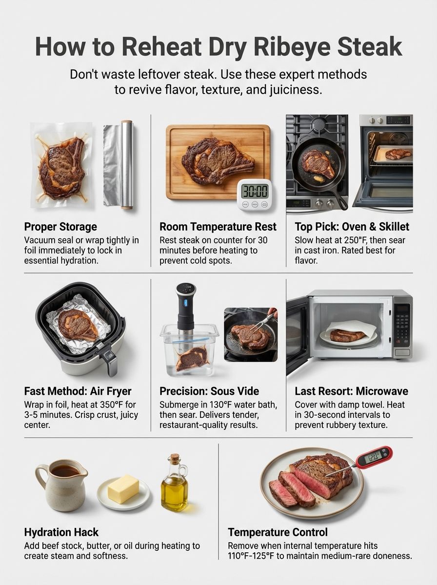 How to Reheat Dry Ribeye Steak How to Reheat Dry Ribeye Steak