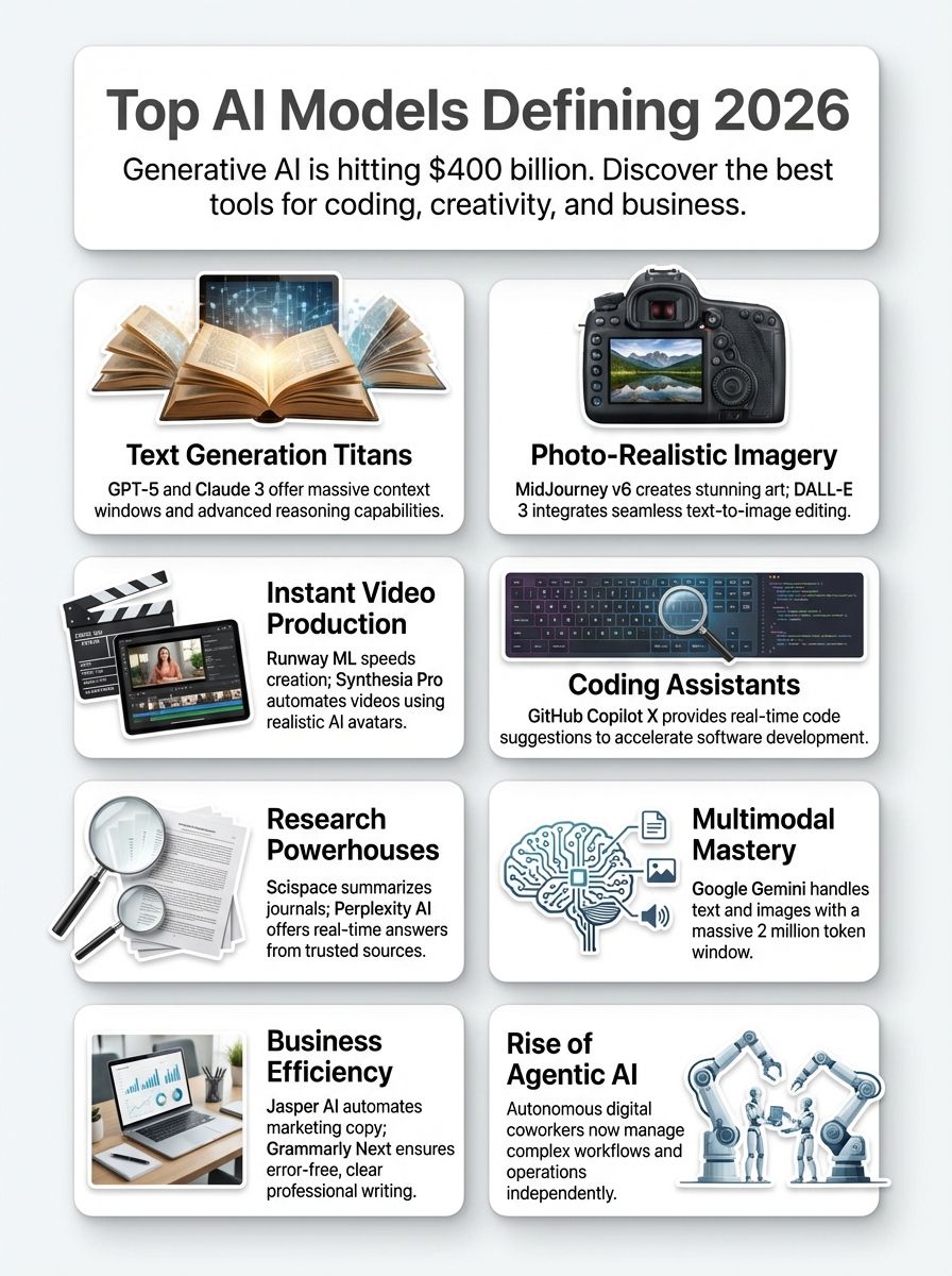 Unveiling the Top AI Models of 2026