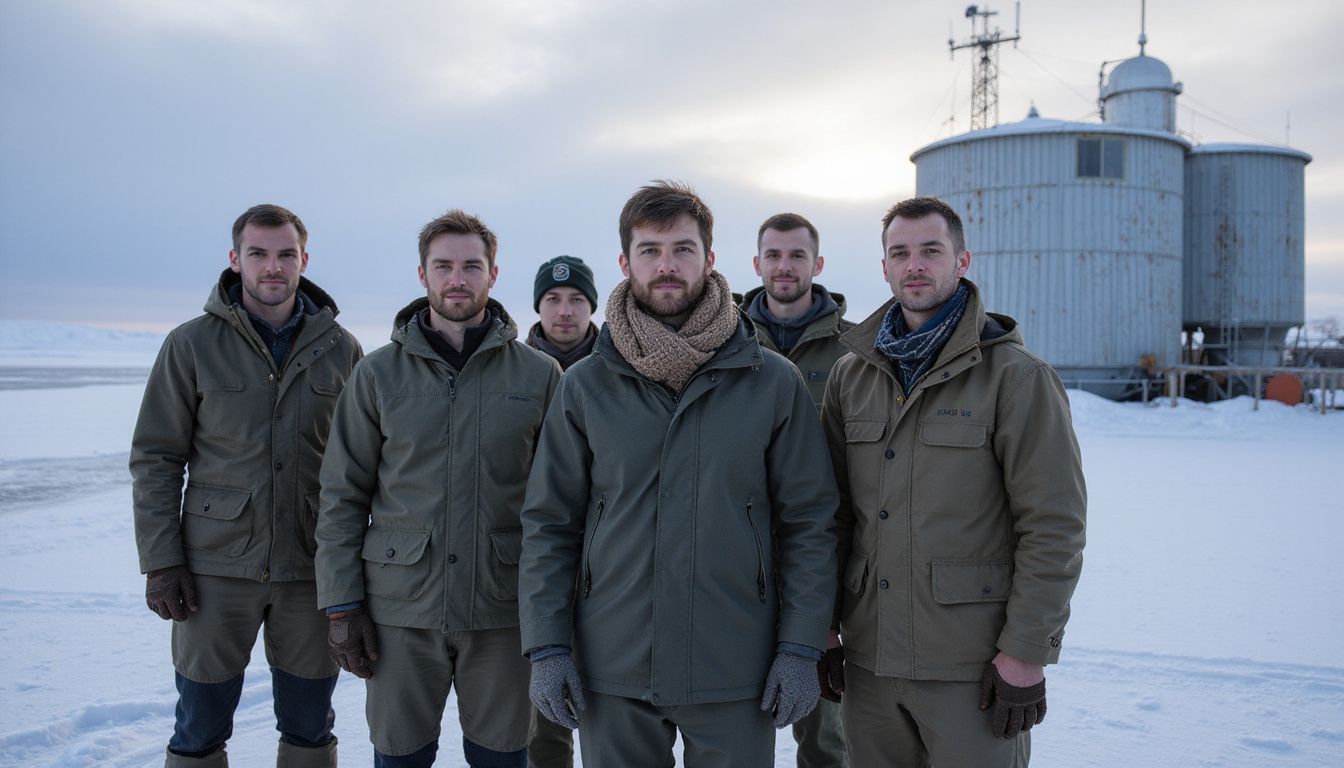 Scientists and military personnel collaborate at Pituffik Space Base in Greenland. Scientists and military personnel collaborate at Pituffik Space Base in Greenland.