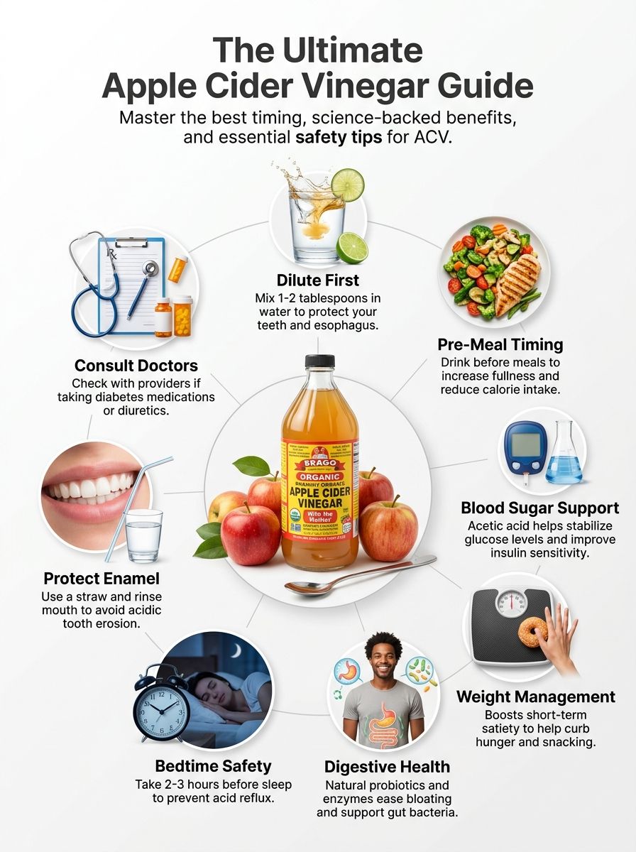 The Best Time To Take Apple Cider Vinegar: Benefits And Side Effects Explained The Best Time To Take Apple Cider Vinegar: Benefits And Side Effects Explained