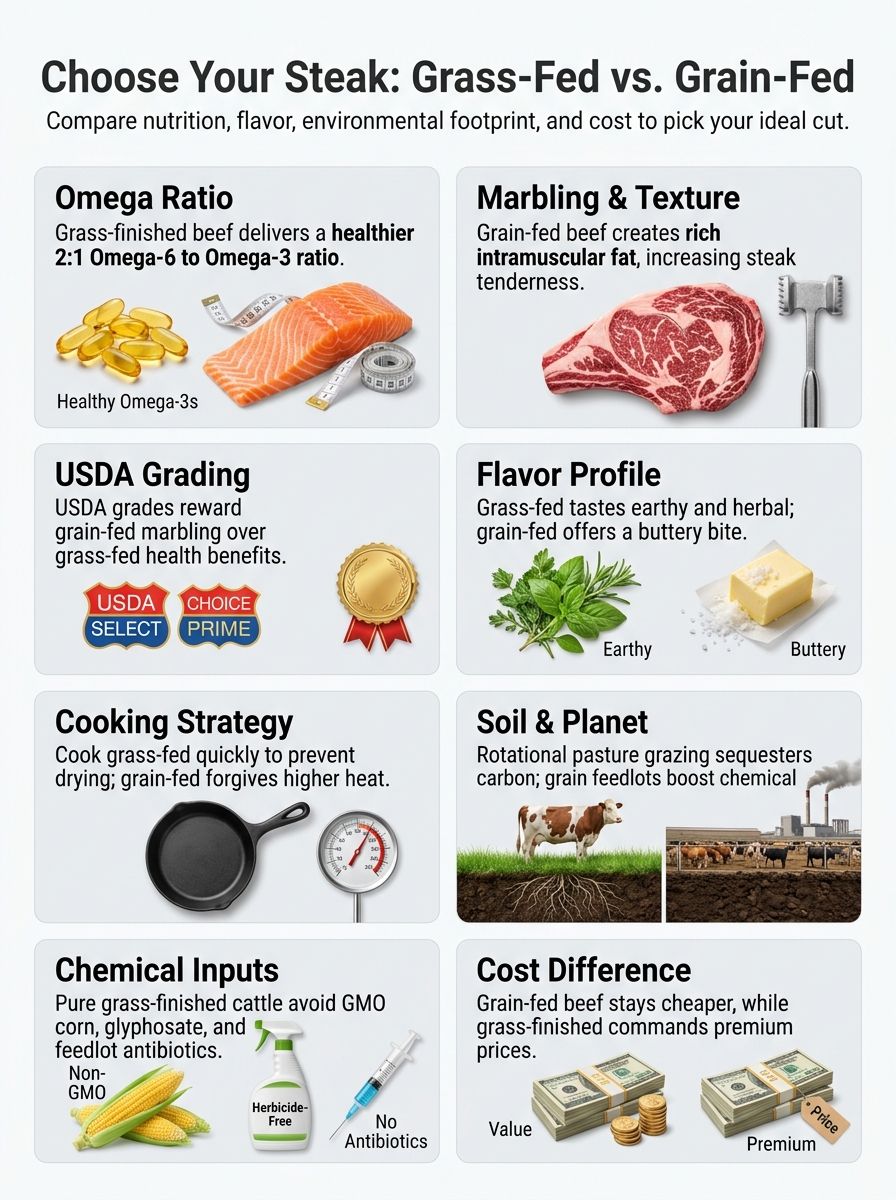Grass Fed Or Grain Fed Beef: Which Steak Should You Choose?